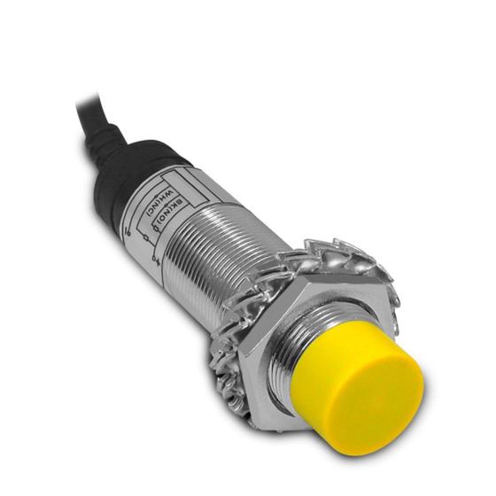 Imagem de Sensor Indutivo Cabo LM18-3008NC Não Faceado 18mm 6Vcc à 36Vcc NPN / NA + NF Sibratec