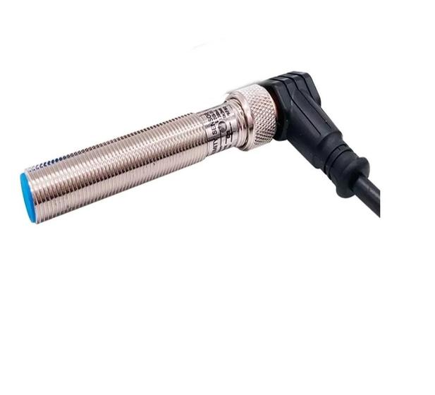 Imagem de Sensor Indutivo De Proximidade  Faceado M12 Npn 3 Fios Na Com Cabo E  Conector Detec. 2Mm Modelo. Lm12-3002Nat (E40)