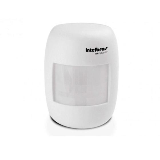 Imagem de Sensor Infravermelho passivo com fio Intelbras Ivp3000 CF cobertura com Âulo de 115 e Alcance de 12m