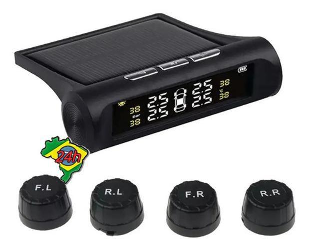 Imagem de Sensor Monitor Calibragem Medidor Pressão Pneu Tpms Carro