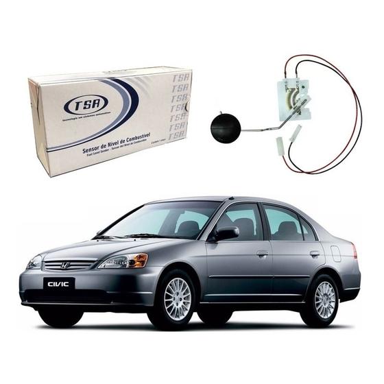 Imagem de Sensor Nivel Combustivel Tsa Civic 1.7 2001 A 2006