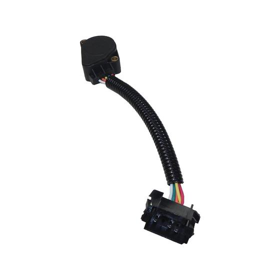 Imagem de Sensor Pedal Acelerador Volvo FH12 NH12 D12 5 Pinos Plug Retangulares Com Chicote 3985226.