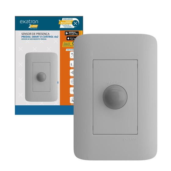 Imagem de Sensor Presenca Predial 4x2 Fotocelula Smart X-Control