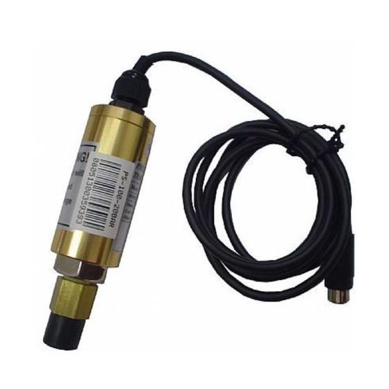 Imagem de Sensor Pressão Ps-100-20Bar Escala 0,02 a 20Bar Utilizado Manômetro Mvr-87 Instrutherm