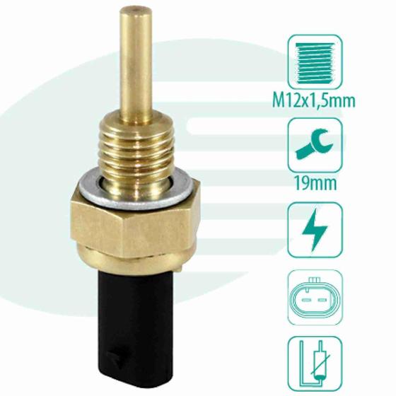 Imagem de Sensor temperatura agua gm /classic /onix /prisma - ig201.0836 - IGUACU