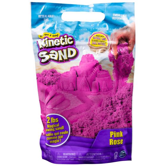 Imagem de Sensory Play Sand Kinetic Sand Pink 1 kg para crianças de 3 ou mais anos