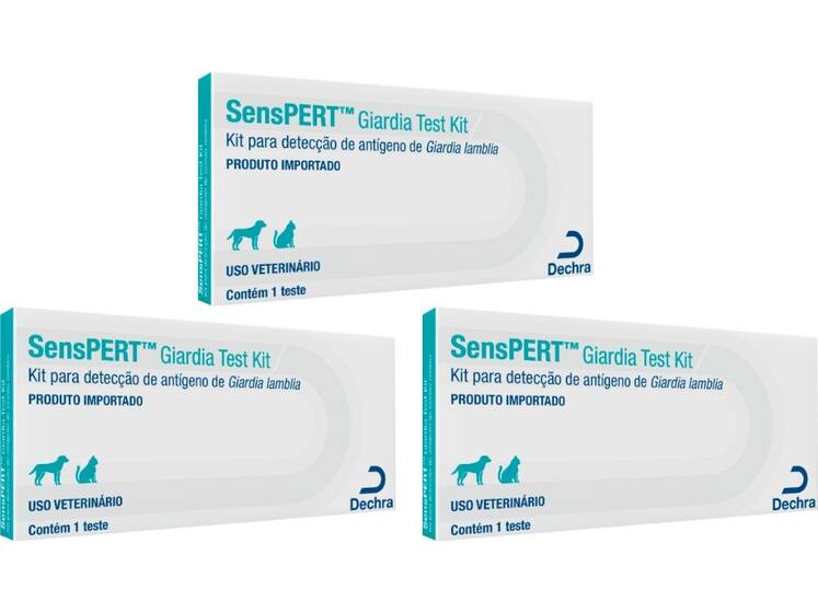 Senspert Giardia 1 Test. - Dechra - 3 Unidades - Otológico Pet ...
