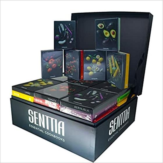 Senttia essential cookbooks - Caixa expositor com 24 livros. Menor preço em Senttia essential cookbooks - Caixa expositor com 24 livros.