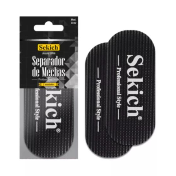 Imagem de Separador de Mechas Hair Grippers Sekich Preto