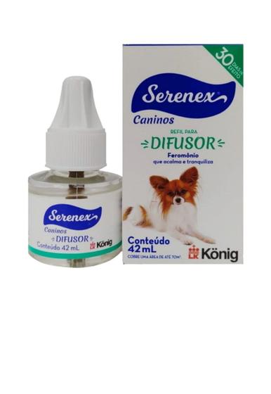 Imagem de Serenex Refil P/ Difusor 42ml P/ Cães - Konig