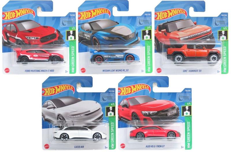 Série HW Green Speed Completa Main Line Hot Wheels Mattel