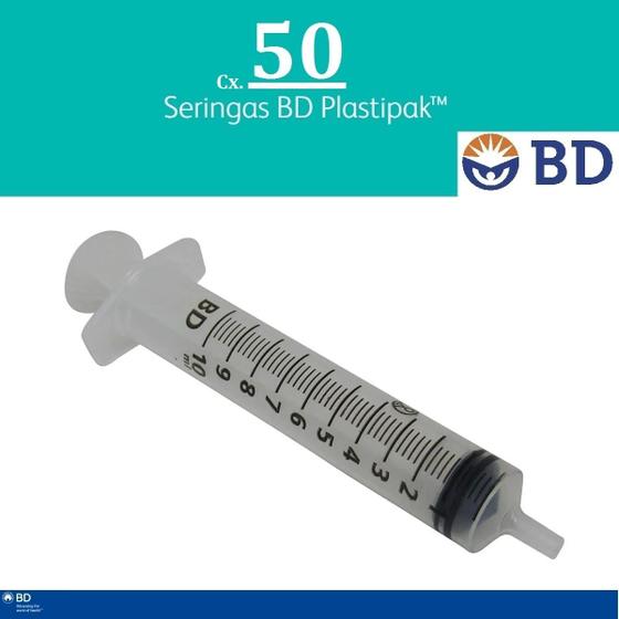 Imagem de Seringa 10ml Sem Agulha SLIP BD 50 unidades