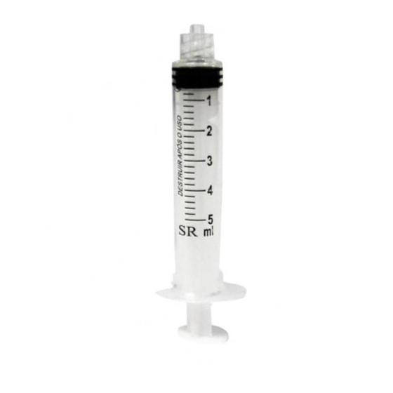 Imagem de Seringa Bico Luer Lock Rosca SR KIT C/ 10 5ML