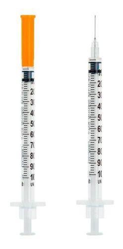 Imagem de Seringa De 1ml C Agulha Fixa 0,25mm X 6mm Caixa 100 Unidades