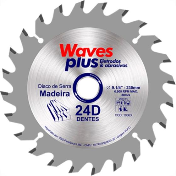 Imagem de Serra Circ.Widea Waves Plus 9.1/4X24X20
