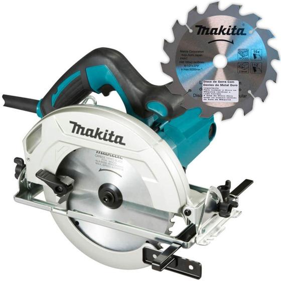 Imagem de Serra Circular 7" 185mm 1600 Watts 220 Volts - HS7010-P - MAKITA