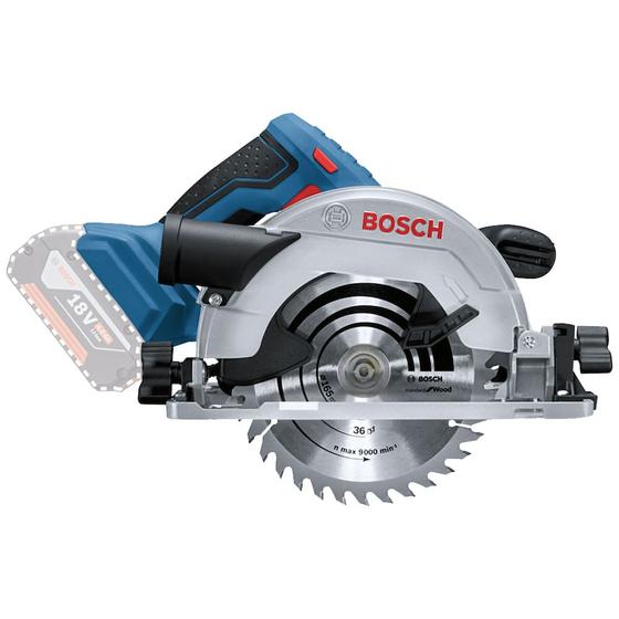 Imagem de Serra Circular à Bateria 3400 Rpm 18V Bosch GKS 18V-57