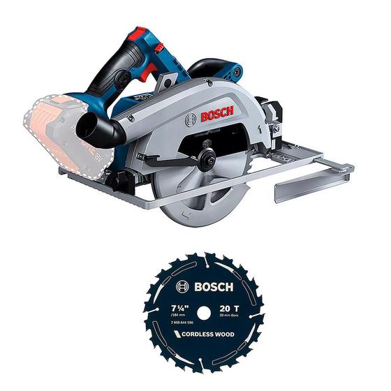 Imagem de Serra Circular Bosch GKS 18V-68 GC Brushless 1800W 18V SB, com disco