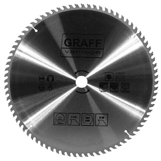 Imagem de Serra Circular C/ Pastilha De Metal Duro P/ Madeira 16''x80d (579,0027) - Graff Vantage