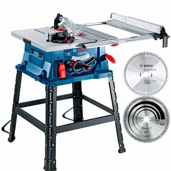 Serra circular de bancada 10" 1.800W com 2 discos - GTS 254 Bosch - Bosch Menor preço em Serra circular de bancada 10" 1.800W com 2 discos - GTS 254 Bosch - Bosch