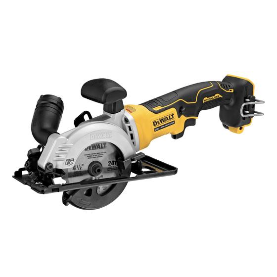 Imagem de Serra circular DEWALT ATOMIC 20V MAX* Ferramenta de 4-1/2 polegadas somente DCS571B