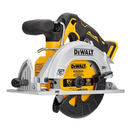 Imagem de Serra Circular DeWalt DCS512J1 XTREME 12V MAX* - 5-3/8 Pol.