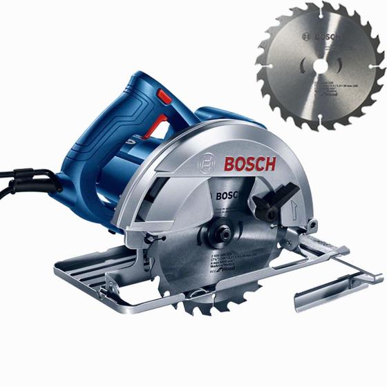 Imagem de Serra Circular Elétrica Bosch Professional Gks 150 184mm 1500w Azul 110v