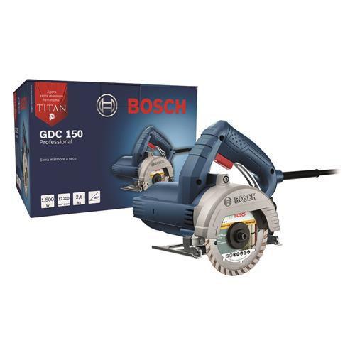 Imagem de Serra Circular Mármore 5" 1500W Heavy Duty GDC150 Titan Bosch 110V