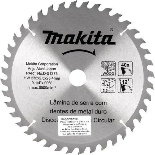Imagem de Serra Circular WD 9.1/4 x 25.4 x 40T D-51378-10 Makita