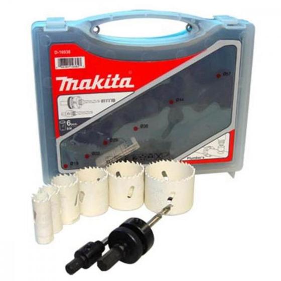 Imagem de Serra Copo Aco Rapido Makita Com  6Pecas 51Mm   D-47123