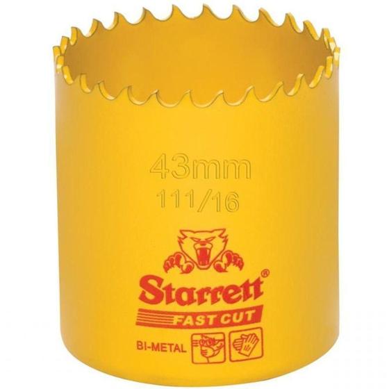 Imagem de Serra copo bimetal 1.11/16" - FAST CUT - Starrett