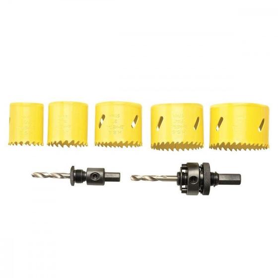 Imagem de Serra Copo Multiuso Eda Bimetal 1/2'' A 2.1/2'' Com 8 Pecas   9Lr