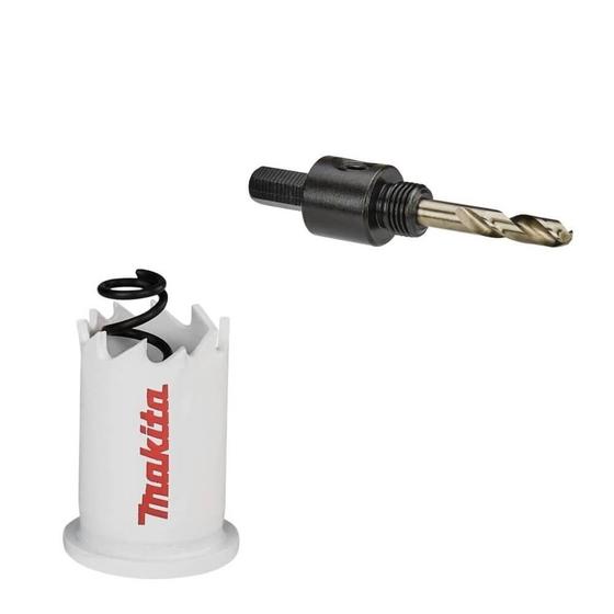 Imagem de Serra Copo para Inox e Chapa de Aço 20mm Makita B-29701 com Adaptador para Furadeira