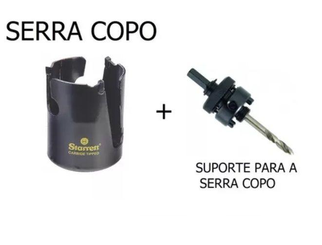 Imagem de Serra Copo Starret Multiuso 57 Mm Mater. Metal Duro+suporte