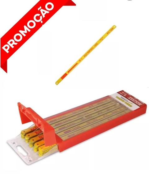 Imagem de Serra Kit Com 100 Lâminas Aço Flexivel 12 X 18 Dentes