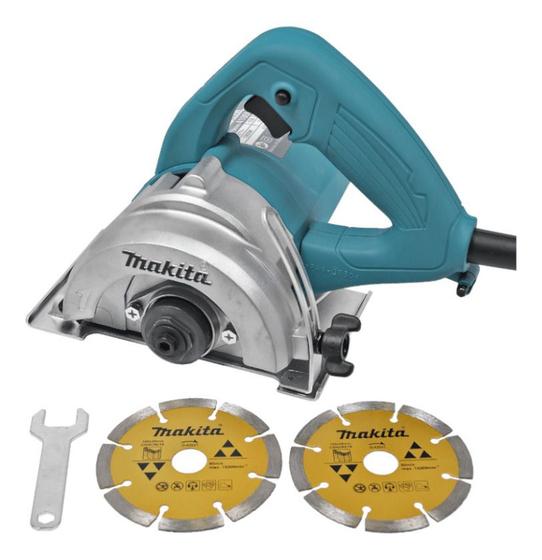 Imagem de Serra Marmore 4.3/8" 1300w 110v Makita 4100NH3ZX2 Com 2 Discos