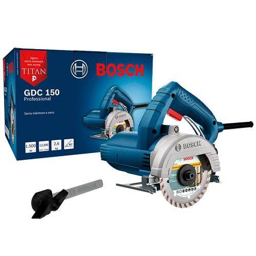 Serra Mármore a seco GDC 150 TITAN 1500W 220V Bosch Menor preço em Serra Mármore a seco GDC 150 TITAN 1500W 220V Bosch