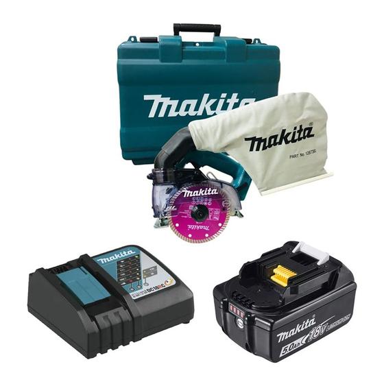Serra Mármore Dcc500zkx1 18v Brushless Lxt + Carregador Rápido Bivolt ...