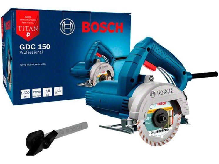 Serra Mármore Elétrica Bosch GDC 150 Titan - 125mm 1500W 1 Velocidade Imagem de Serra Mármore Elétrica Bosch GDC 150 Titan - 125mm 1500W 1 Velocidade