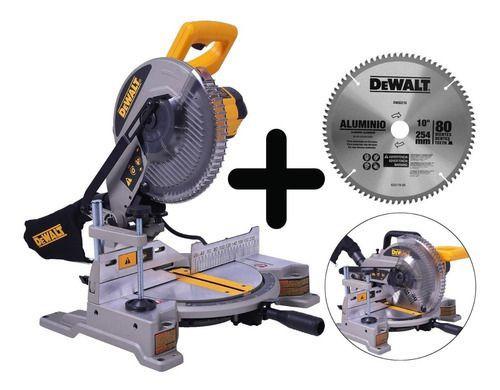 Serra Meia Esquadria 10 254mm 45º 1650w 220V C/disco Dw714 Dewalt Menor preço em Serra Meia Esquadria 10 254mm 45º 1650w 220V C/disco Dw714 Dewalt
