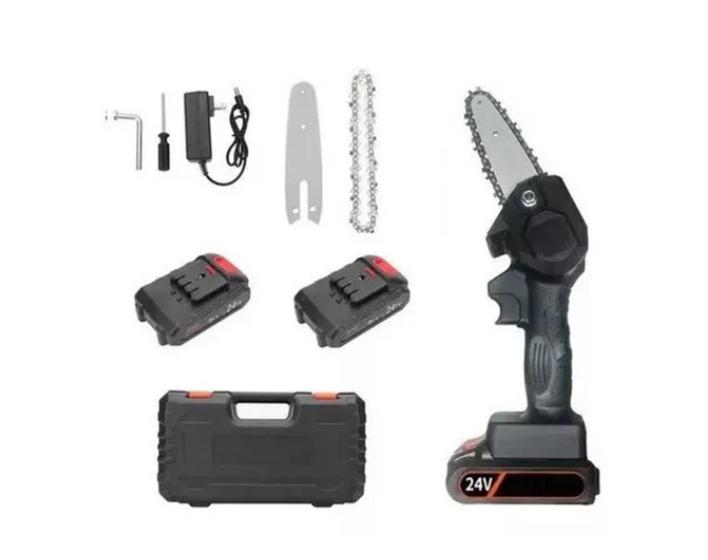 Serra Poda Elétrica Portátil Mini Com 2 Baterias 21v Menor preço em Serra Poda Elétrica Portátil Mini Com 2 Baterias 21v