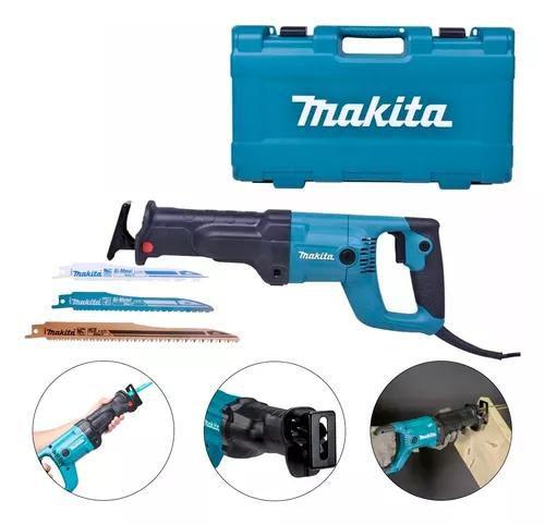 Imagem de Serra sabre metal madeira makita jr3051tk c/ maleta 110v