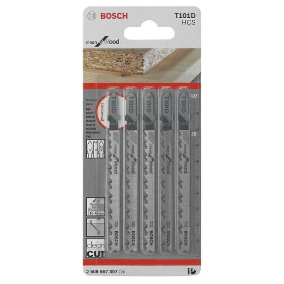 Imagem de Serra Tico Tico - 5 Pc Madeira T101D  2608667307  - Bosch