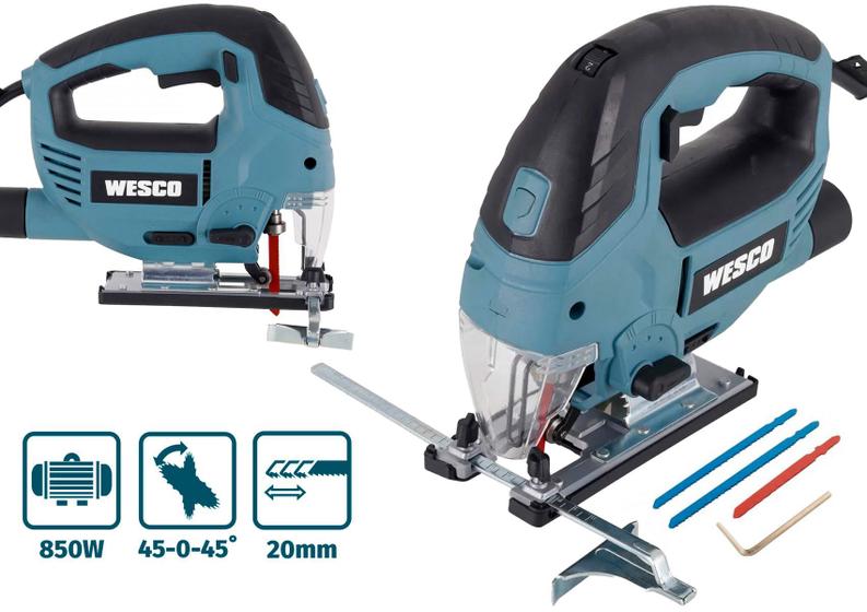 Serra Tico-tico 850w Ws3772 Wesco Profissional Com Led 220v Menor preço em Serra Tico-tico 850w Ws3772 Wesco Profissional Com Led 220v
