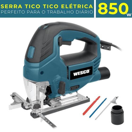 Imagem de Serra Tico Tico Elétrica 850w Wesco Profissional WS3772U