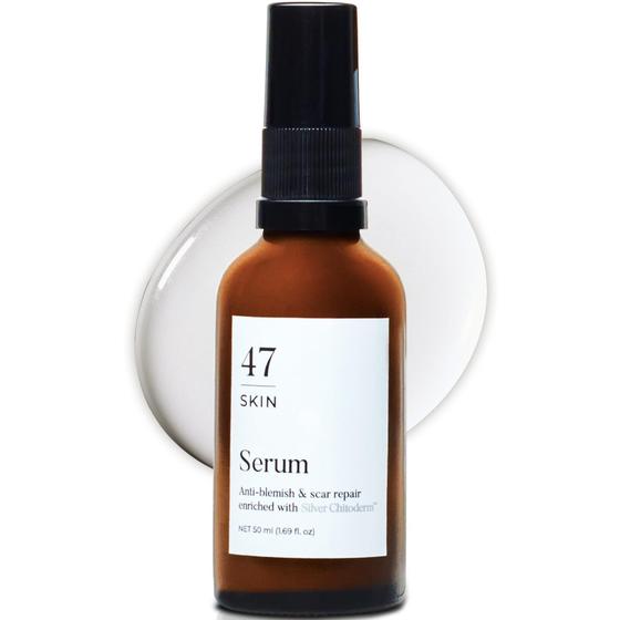 Imagem de Serum 47 hidratante facial para cicatrizes de acne com prata 50mL