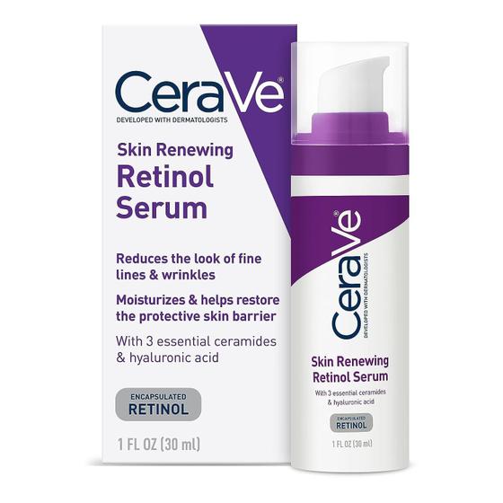 Imagem de Sérum CeraVe Antienvelhecimento Retinol 30mL com ácido hialurônico