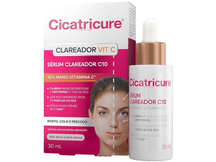 Sérum Clareador Facial Cicatricure - VIT C 30ml Menor preço em Sérum Clareador Facial Cicatricure - VIT C 30ml