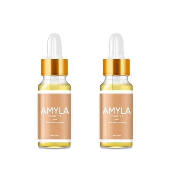 Imagem de Sérum de Crescimento Capilar Amyla Cosmetics - 2 Unidades de 30ml - Para Mulheres