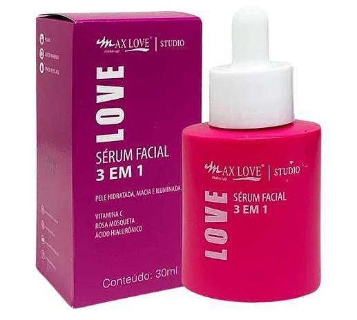 Imagem de Serum facial 3 em 1 Max Love com acido hialuronico